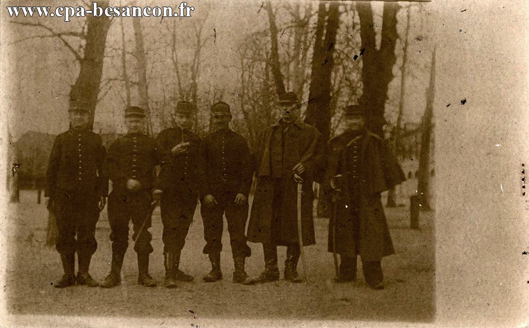 BESANÇON - Souvenir d'une garde à Chamars le 14 février 1908